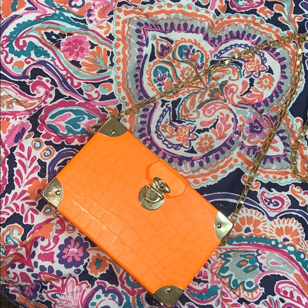 Orange Crossbody Bag